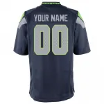 Seattle Seahawks Nike Youth Custom Game Jersey – College Navy