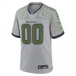 Seattle Seahawks Nike 2025 Rivalries Collection Custom Game Jersey – Wolf Gray