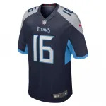 Treylon Burks Tennessee Titans Nike Player Game Jersey – Navy