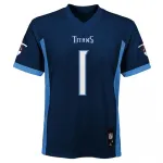 Cameron Ward Tennessee Titans Youth Replica Player Jersey – Navy