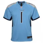 Cameron Ward Tennessee Titans Nike Youth Team Game Jersey – Light Blue