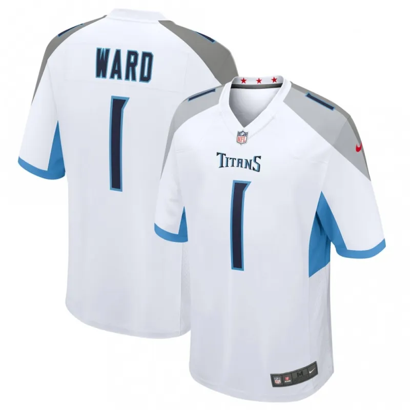 Cameron Ward Tennessee Titans Nike 2025 NFL Draft First Round Pick Game Jersey – White