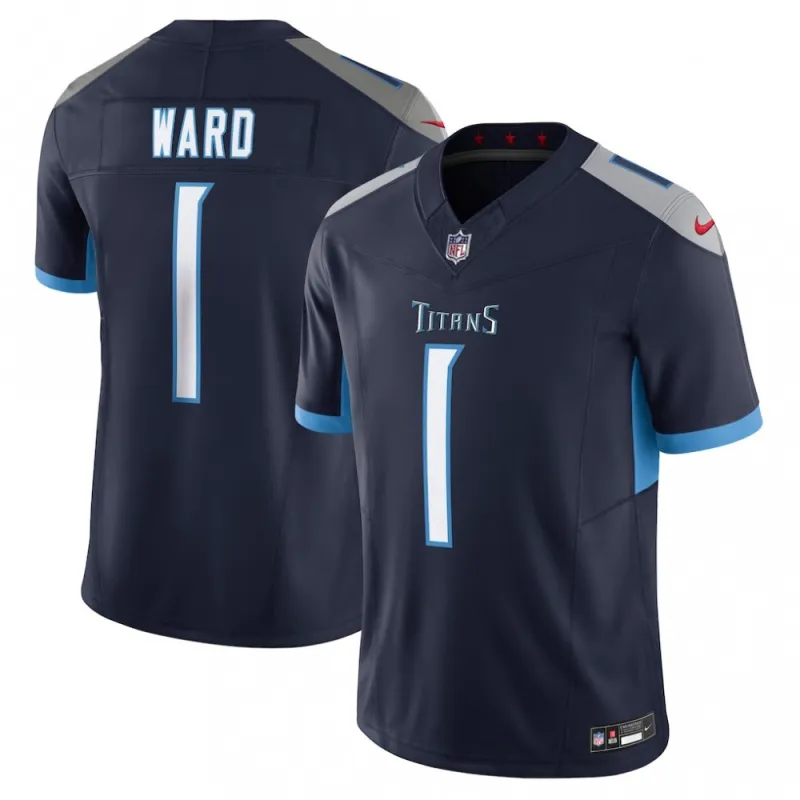 Cameron Ward Tennessee Titans Nike Alternate Limited Jersey – Navy