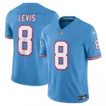 Will Levis Tennessee Titans Nike Alternate Oilers Throwback Vapor F.U.S.E. Limited Trikot – Hellblau Will Levis Tennessee Titans Nike Alternate Oilers Throwback Vapor F.U.S.E. Limited Jersey – Light Blue
