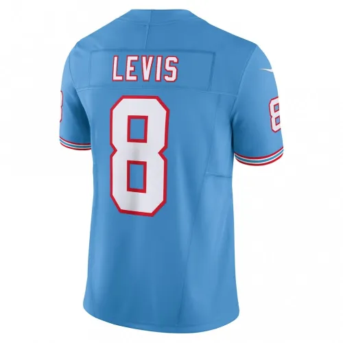Will Levis Tennessee Titans Nike Alternate Oilers Throwback Vapor F.U.S.E. Limited Jersey – Light Blue