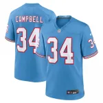 Earl Campbell Tennessee Titans Nike Retired Player Alternate Game Jersey – Light Blue