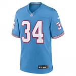 Earl Campbell Tennessee Titans Nike Retired Player Alternate Game Jersey – Light Blue