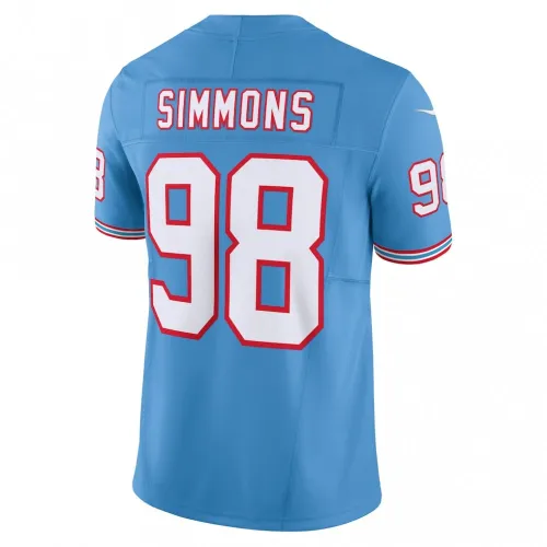 Jeffery Simmons Tennessee Titans Nike Vapor F.U.S.E. Limited Jersey – Light Blue