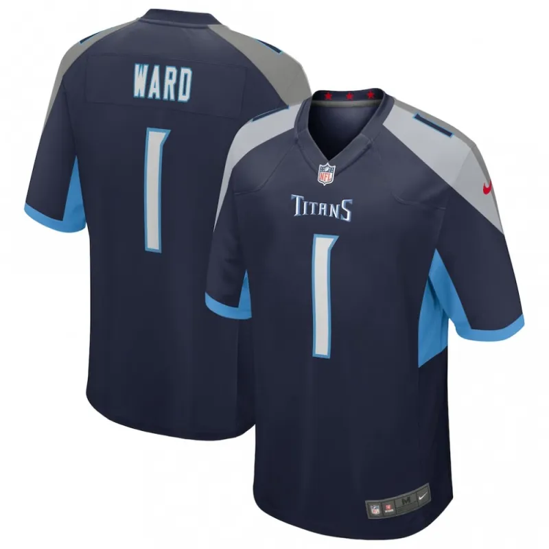 Cameron Ward Tennessee Titans Nike 2025 NFL Draft First Round Pick Alternate Game Jersey – Navy