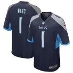 Cameron Ward Tennessee Titans Nike 2025 NFL Draft First Round Pick Alternate Game Jersey – Navy