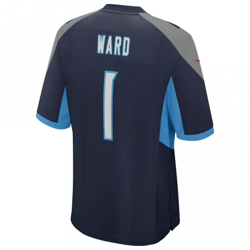 Cameron Ward Tennessee Titans Nike 2025 NFL Draft First Round Pick Alternate Game Jersey – Navy