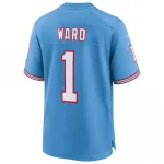 Cameron Ward Tennessee Titans Nike 2025 NFL Draft First Round Pick 2nd Alternate Game Jersey – Light Blue