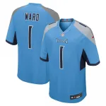Cameron Ward Tennessee Titans Nike 2025 NFL Draft First Round Pick Game Jersey - Light Blue Cameron Ward Tennessee Titans Nike 2025 NFL Draft First Round Pick Game Jersey – Light Blue