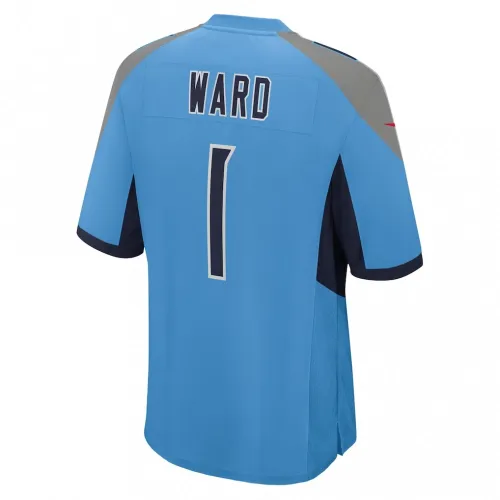 Cameron Ward Tennessee Titans Nike 2025 NFL Draft First Round Pick Game Jersey – Light Blue