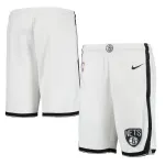 Calções Swingman Nike Brancos dos Brooklyn Nets para Homem, Época 2020/21 - Edição Association
