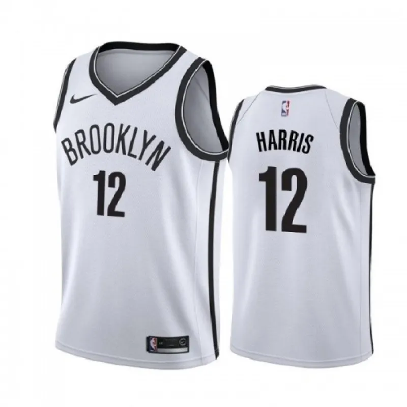 Men’s Brooklyn Nets Joe Harris #12 White 20/21 Swingman Jersey – Association Edition