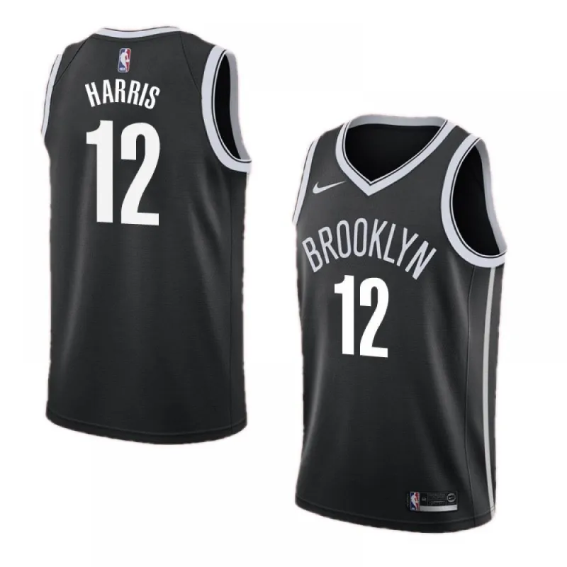 Men’s Brooklyn Nets Devin Harris #12 Nike Black 2021 Swingman NBA Jersey – Icon Edition