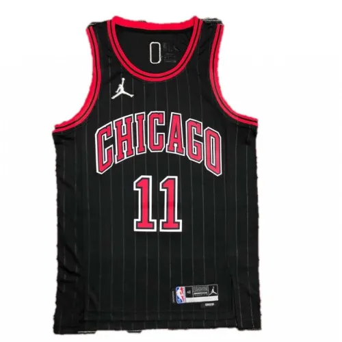 Camisola Swingman DeMar DeRozan #11 dos Chicago Bulls, da Jordan Brand, em preto, para homem - Edição Statement