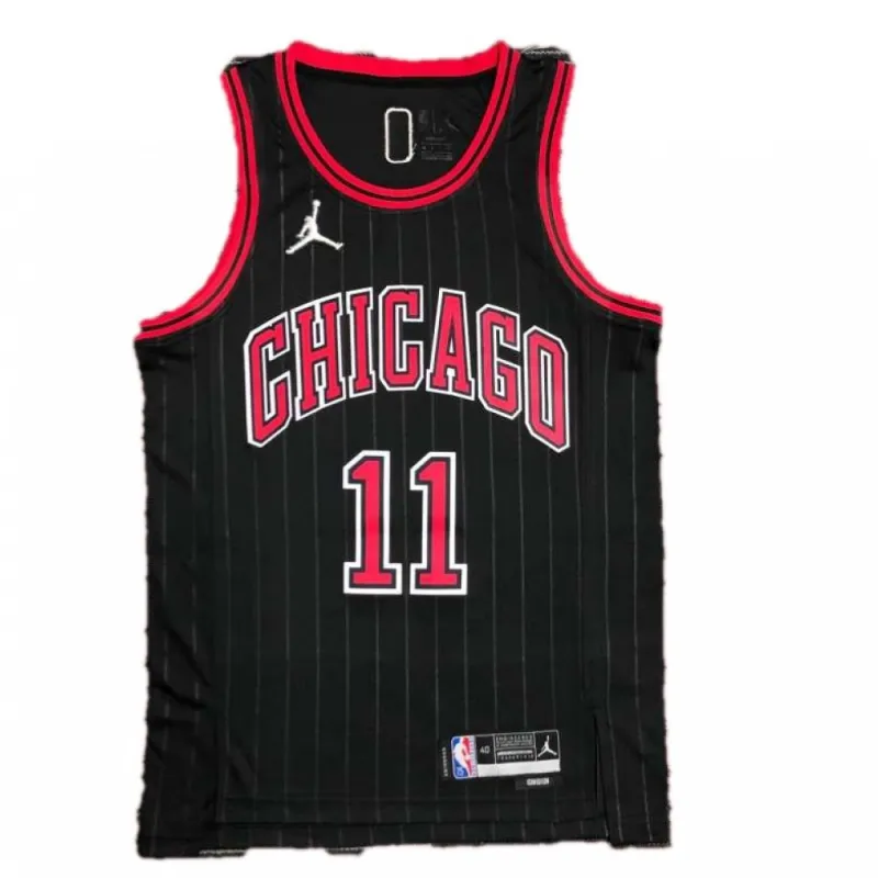 Men’s Jordan Brand Black Chicago Bulls DeMar DeRozan #11 Swingman Jersey – Statement Edition