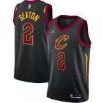 Collin Sexton Cleveland Cavaliers Jordan Brand 2020/21 Swingman-Trikot – Statement Edition – Schwarz