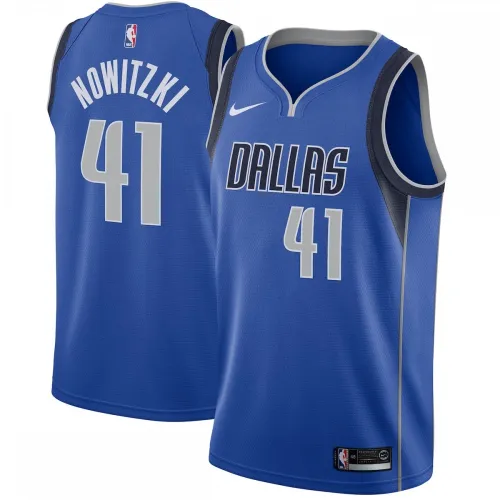 Dirk Nowitzki Dallas Mavericks Nike Swingman-shirt Royal - Icon Edition