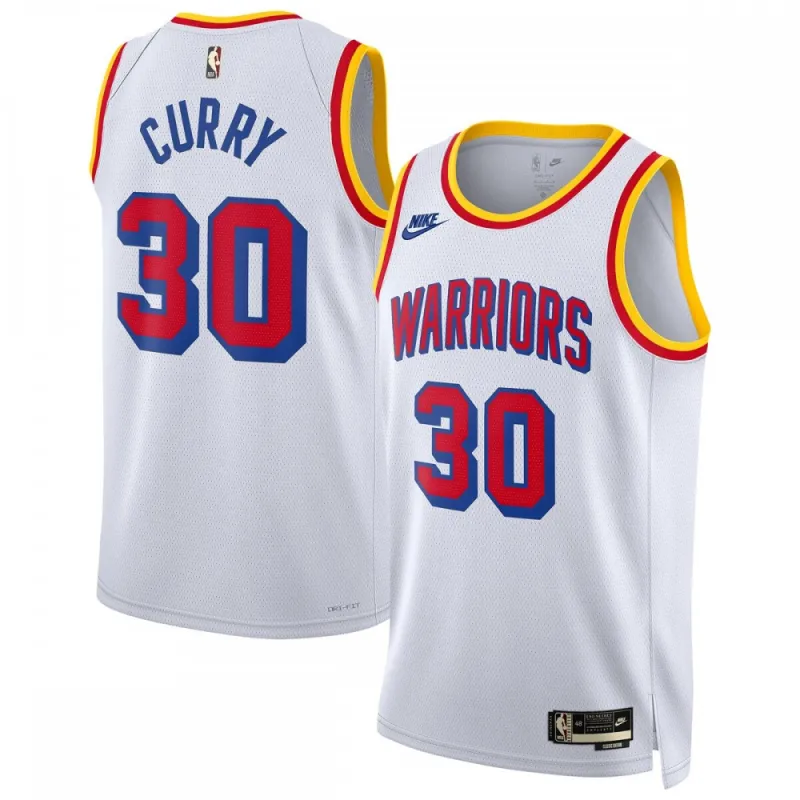 Stephen Curry Golden State Warriors Nike unisex 2024/25 Swingman-shirt – Wit – Classic Edition