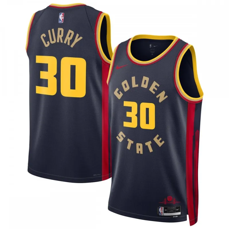Stephen Curry Golden State Warriors Nike Unisex 2024/25 Swingman Player Jersey – City Edition – Navy