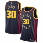 Maillot de joueur Swingman unisexe Nike Stephen Curry des Golden State Warriors 2024/25 - Édition « City » - Bleu marine Stephen Curry Golden State Warriors Nike Unisex 2024/25 Swingman Player Jersey – City Edition – Navy