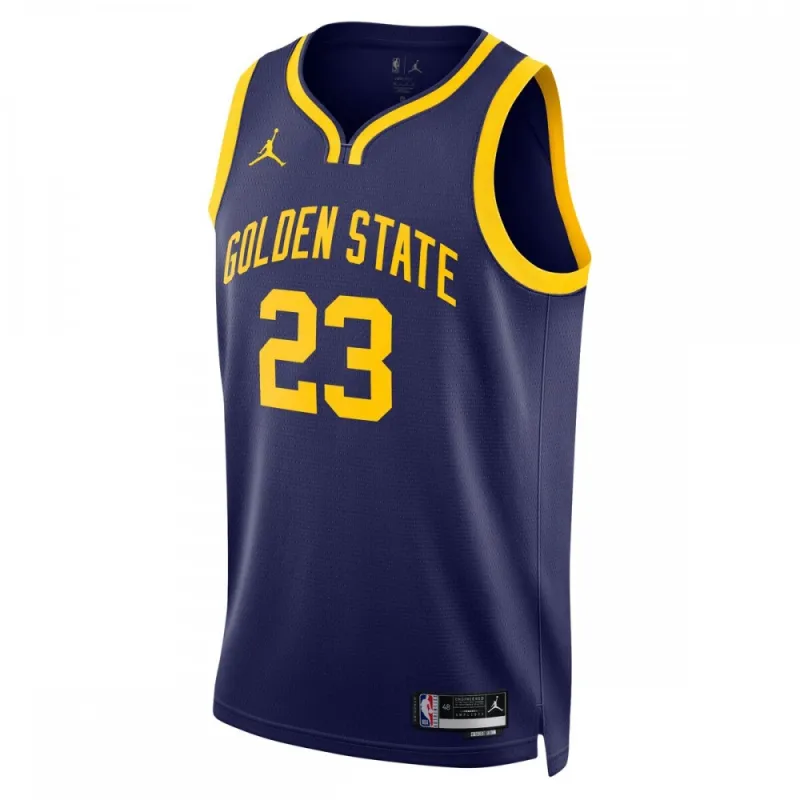 Draymond Green Golden State Warriors Jordan Brand 2022/23 Statement Edition Swingman Jersey – Navy
