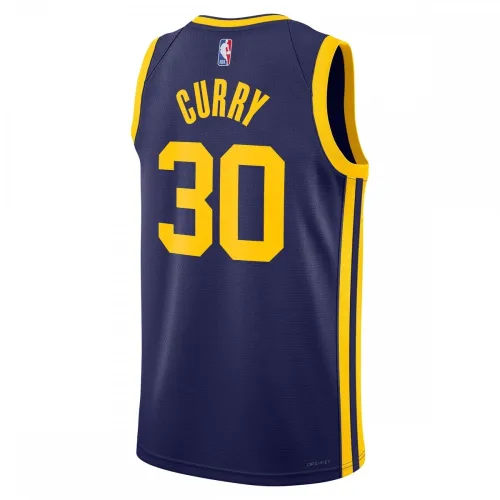 Stephen Curry Golden State Warriors Jordan Brand 2022/23 Statement Edition Swingman Jersey – Navy