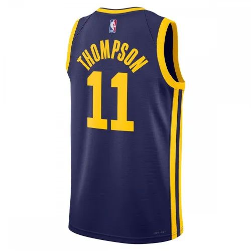 Klay Thompson Golden State Warriors Jordan Brand 2022/23 Statement Edition Swingman Jersey – Navy