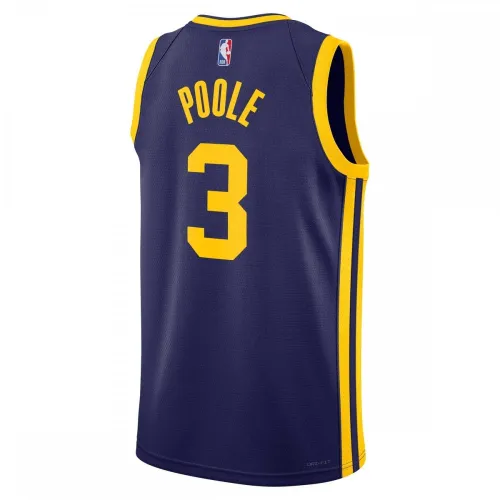 Jordan Poole Golden State Warriors Jordan Brand 2022/23 Statement Edition Swingman Jersey – Navy