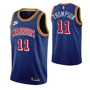 Maglia Golden State Warriors Klay Thompson #11 Uomo Blu 2021/22 75° Anniversario - Edizione Classica