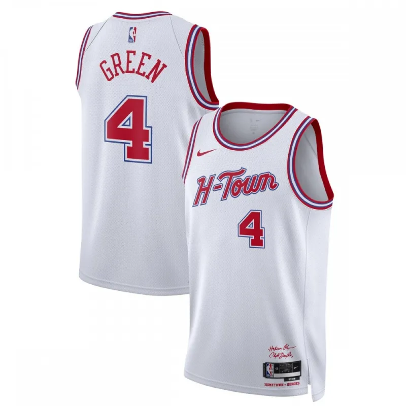 Jalen Green Houston Rockets Nike Unisex 2023/24 Swingman Jersey – White – City Edition