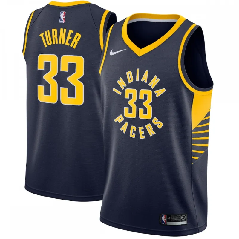 Myles Turner Indiana Pacers Nike Swingman Jersey Navy – Icon Edition
