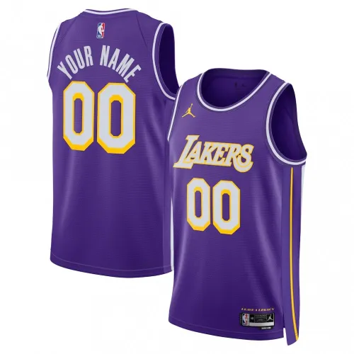Los Angeles Lakers Jordan Brand Unisex 2025/26 Swingman Custom Jersey - Statement Edition