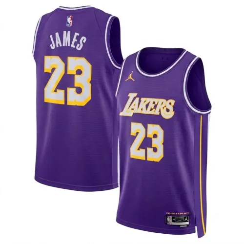 LeBron James Los Angeles Lakers Jordan Brand Unisex 2025/26 Swingman Jersey - Statement Edition