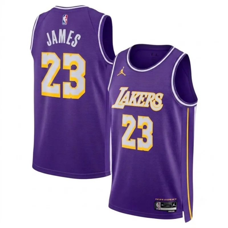 LeBron James Los Angeles Lakers Jordan Brand Unisex 2025/26 Swingman Jersey – Statement Edition