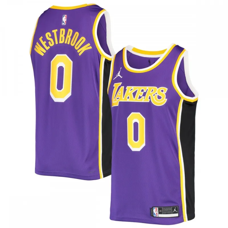 Russell Westbrook Los Angeles Lakers Jordan Brand 2021/22 Swingman Jersey – Statement Edition – Purple