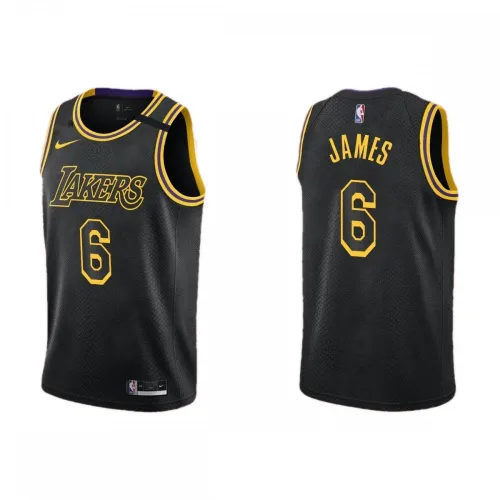 Maglia Swingman da uomo dei Los Angeles Lakers con il numero #6 di LeBron James - Edizione City