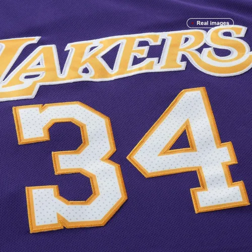 Los Angeles Lakers Lakers O’NEAL #34 Throwback Purple 1999/00 Swingman NBA Jersey