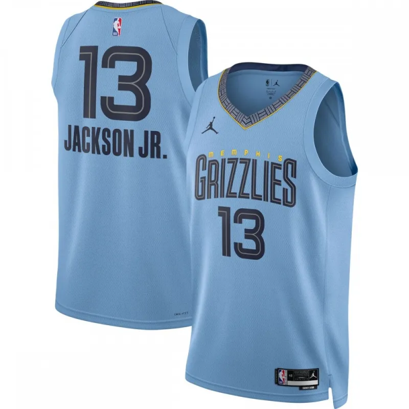 Jaren Jackson Jr. Memphis Grizzlies Jordan Brand 2022/23 Statement Edition Swingman Jersey – Light Blue