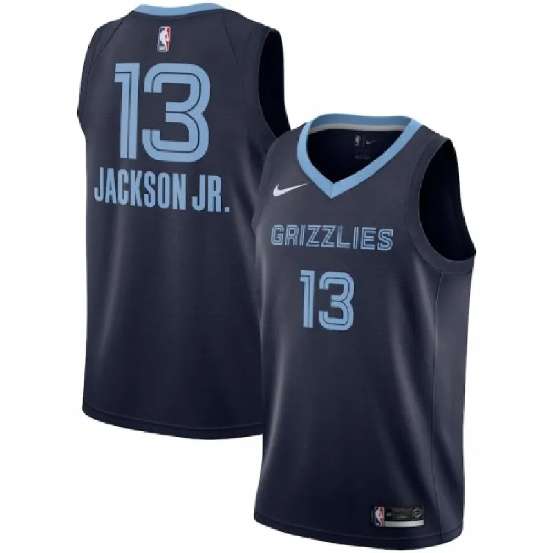 Men’s Memphis Grizzlies Jaren Jackson #13 Nike Navy Swingman Team Jersey