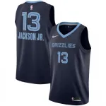 Camisa de equipa Swingman Nike azul-marinho dos Memphis Grizzlies para homem, com o nome de Jaren Jackson (#13) Men’s Memphis Grizzlies Jaren Jackson #13 Nike Navy Swingman Team Jersey