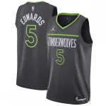 Anthony Edwards Minnesota Timberwolves Jordan Brand Unisex Swingman Black Jersey - Statement Edition Anthony Edwards Minnesota Timberwolves Jordan Brand Unisex Swingman Black Jersey – Statement Edition