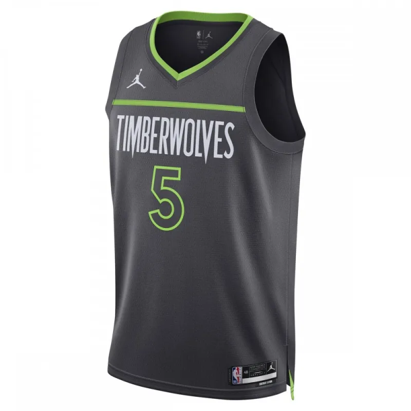 Anthony Edwards Minnesota Timberwolves Jordan Brand Unisex Swingman Black Jersey – Statement Edition
