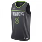 Anthony Edwards Minnesota Timberwolves Jordan Brand Unisex Swingman Black Jersey – Statement Edition