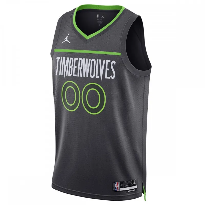 Minnesota Timberwolves Jordan Brand Unisex 2022/23 Swingman Custom Jersey – Statement Edition – Black