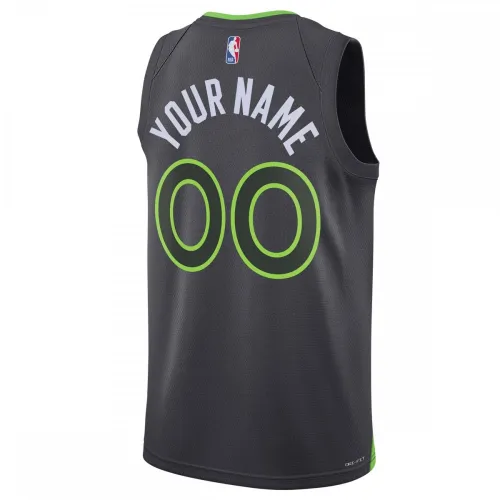 Minnesota Timberwolves Jordan Brand Unisex 2022/23 Swingman Custom Jersey – Statement Edition – Black