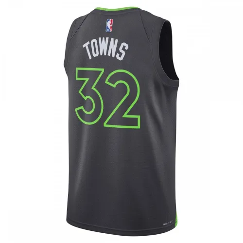 Karl-Anthony Towns Minnesota Timberwolves Jordan Brand 2022/23 Statement Edition Swingman Black Jersey